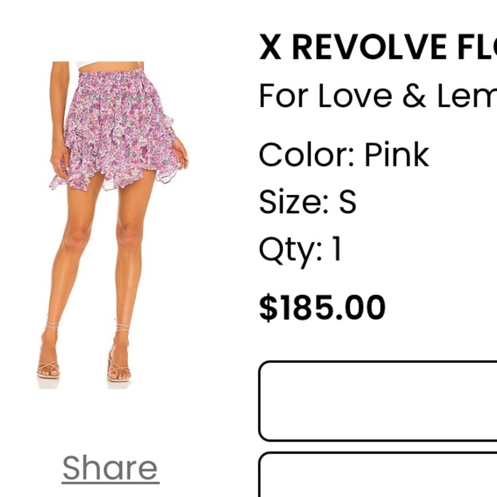 For love and lemons skirt